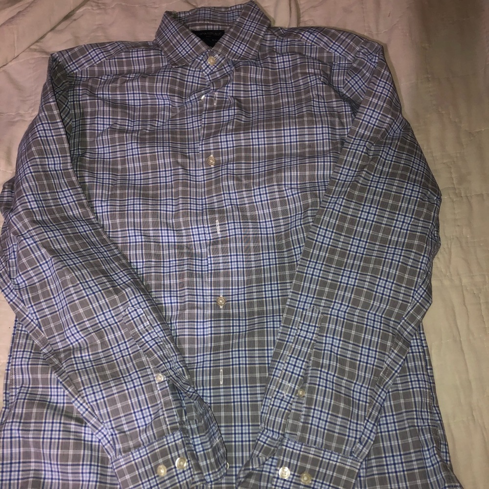 Banana Republic men’s plaid button down
